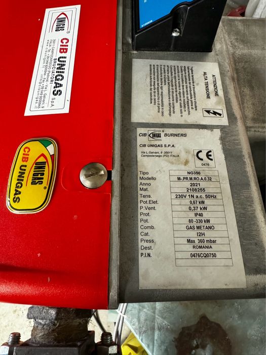 Arzator gaz metan industrial cib unigas ng 350