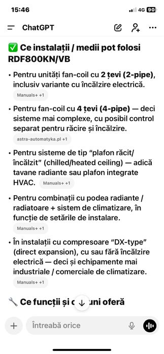 Termostat Siemens RDF800KN/VB cu touch