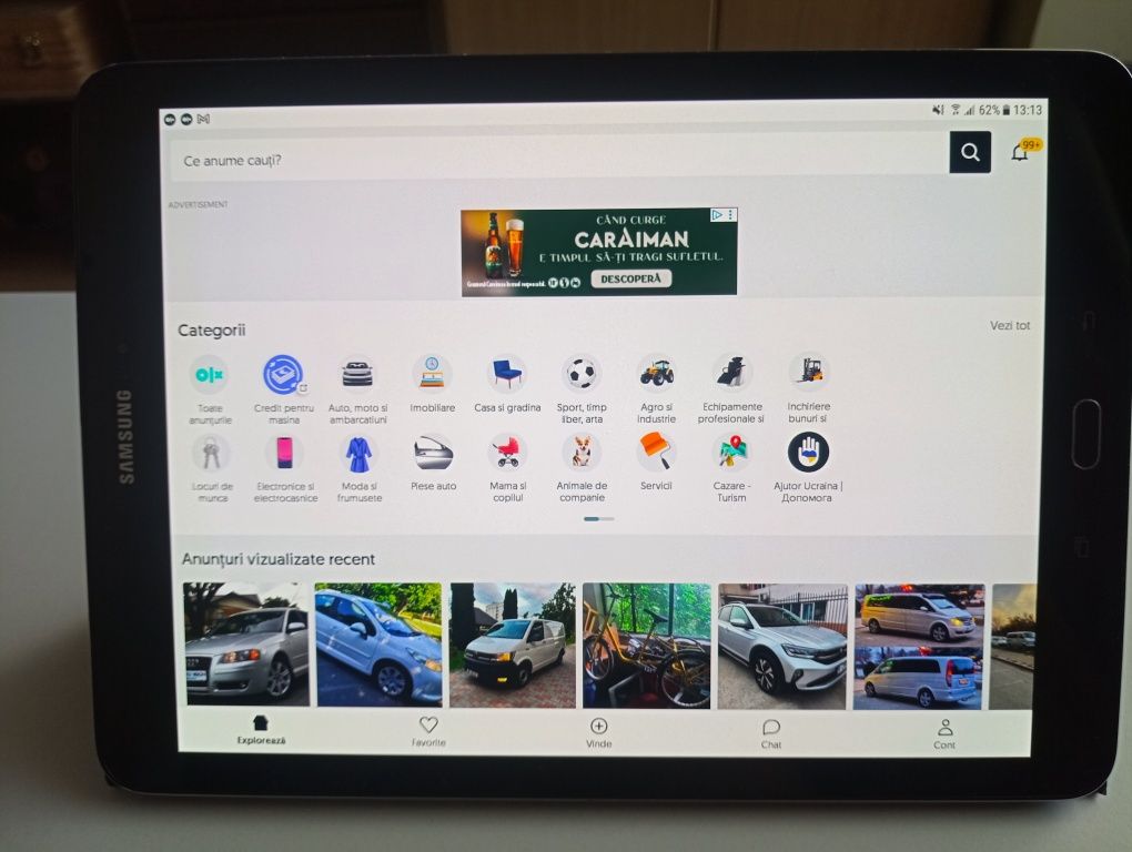 Tabletă mare cu SIM