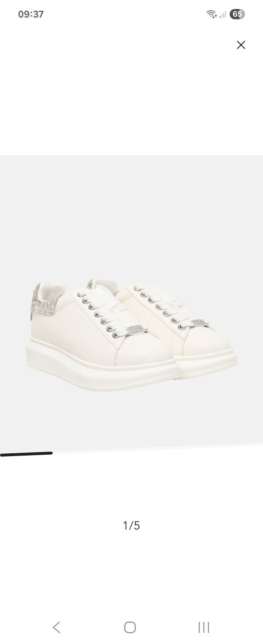 Steve Madden бели сникърси с камъни