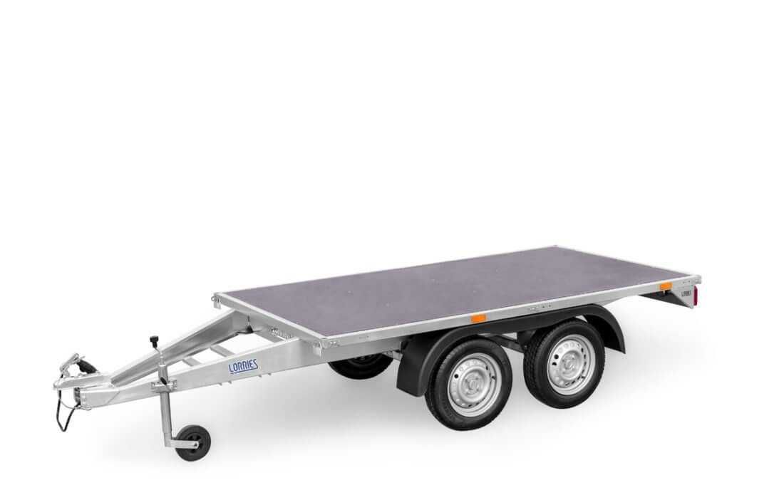 Remorca 750 kg 2 Axe Lorries 261x139x35 cm Tip Platforma, CIV GRATUIT