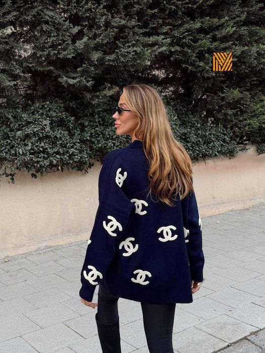 Cardigan dama tricot