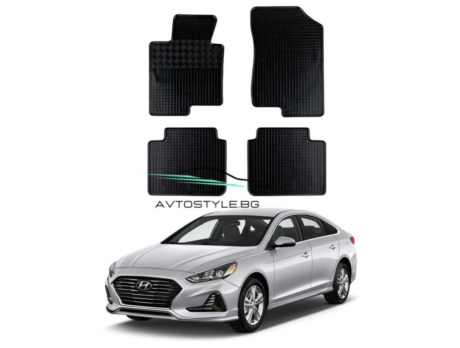 Гумени стелки за Hyundai Sonata 2015-2019 г ., Rigum