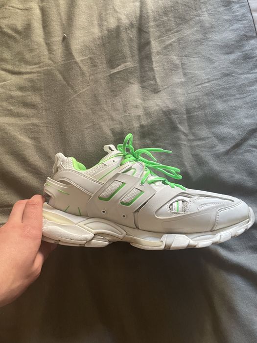 Balenciaga Track leather low trainers