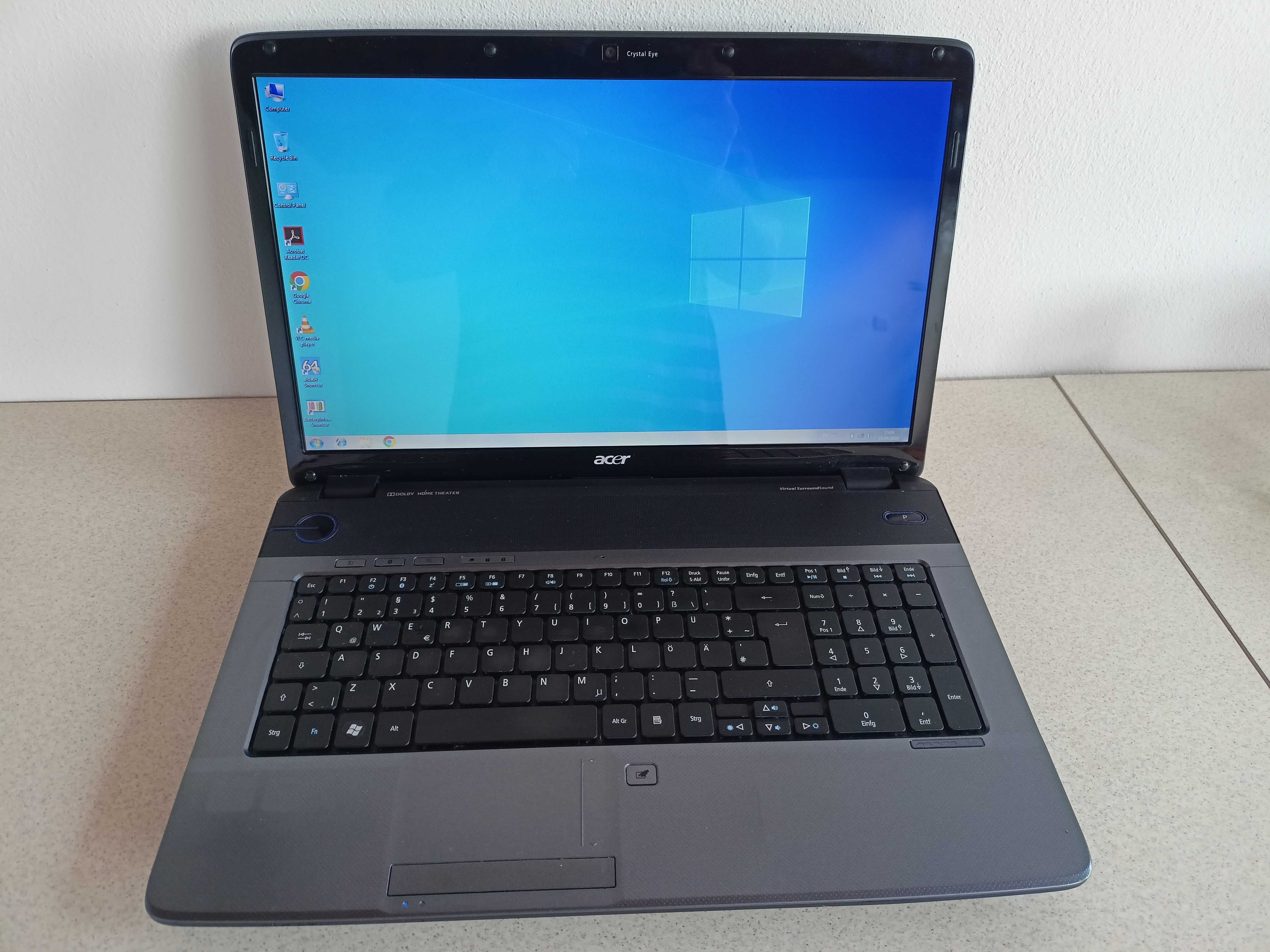 Laptop Acer 7540 display 17,3 led Aam Athlon M300 ram 4gb hdd320g