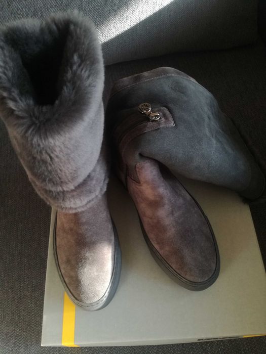 Ботуши зимни италиански естествена кожа