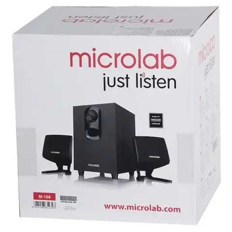 Колонка Microlab M-108BT — Bluetooth, Сабвуфер