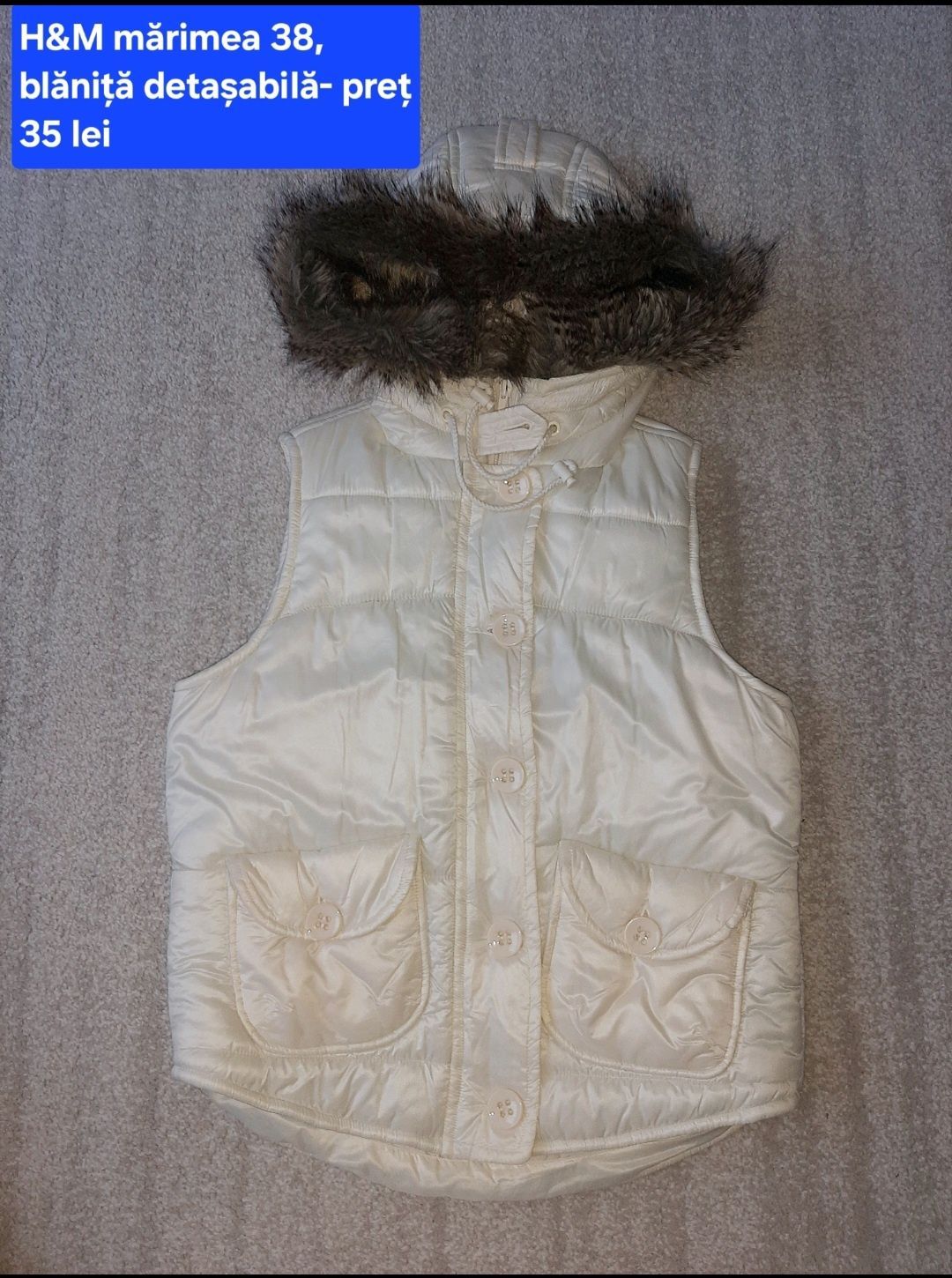 Veste H&M și Papaya mărime 38/40.
