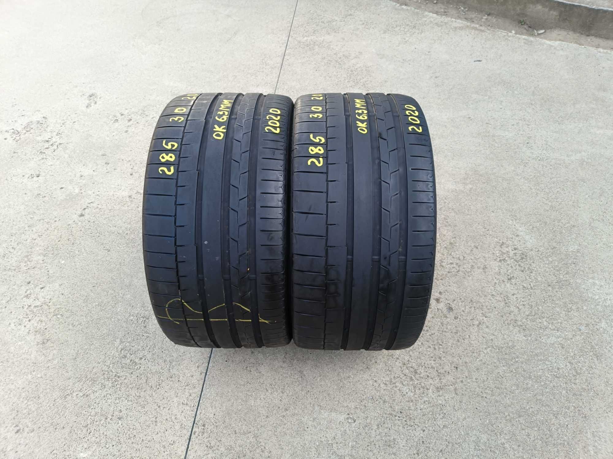 Doua anvelope de vara 285 30 20 continental sportcontact 6