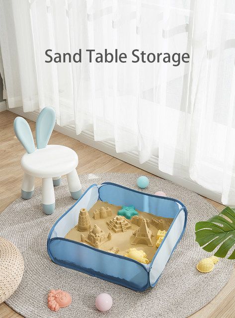 Цветной песок 5 кг + бассейн + формочки