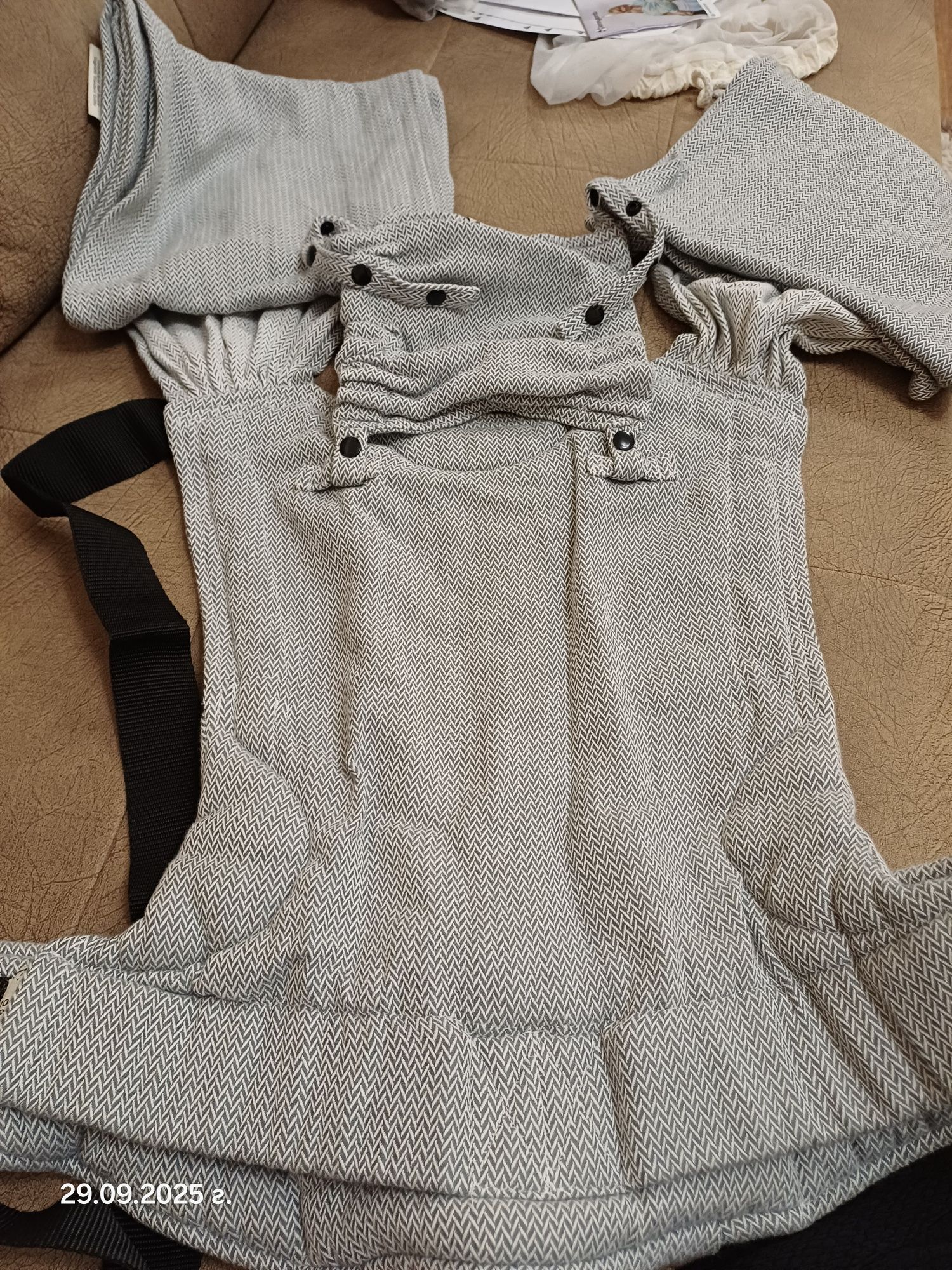 Хибридна раница Lenny Lamb LennyHybrid Little Herringbone Grey