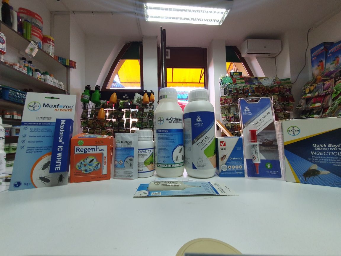 Insecticide impotriva gandacilor, paduchilor, capuselor , țanțarilor