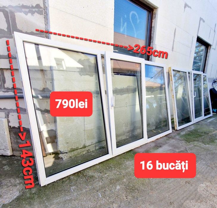 vand geamuri si usi termopan REHAU in stare foarte buna
