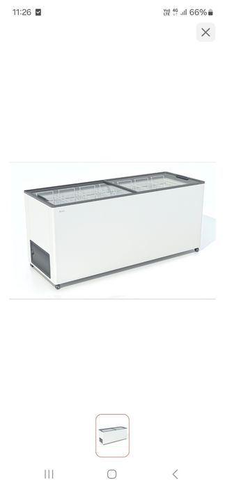 Морозильник FROSTOR F 600 C 600 л серый-белый  (Б/у)