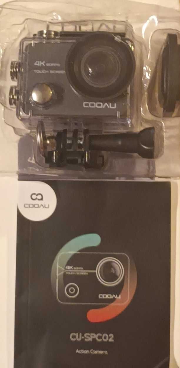 COOAU 4K20MP WiFi екшън камера външен микрофон дистанционно подводна