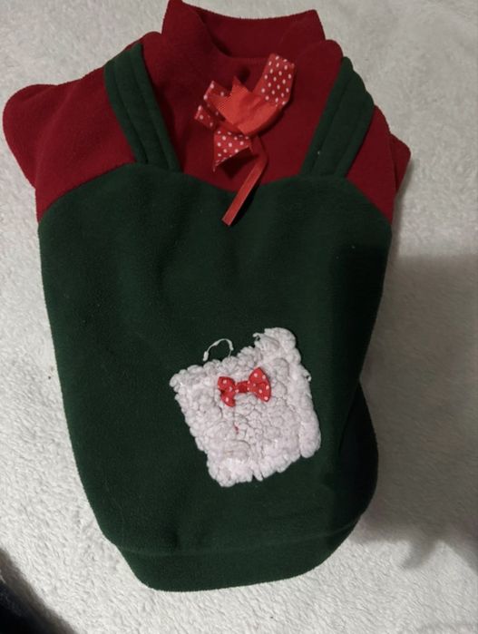 Pulover de Crăciun pentru căței mărimea M