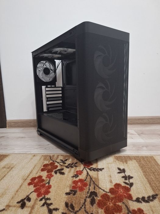 Carcasa PC Gaming cu 6 ventilatoare ARGB.