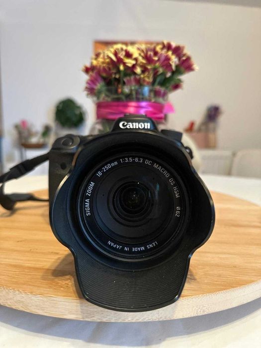 Canon 70D + Sigma 18-250mm DC Macro + accesorii