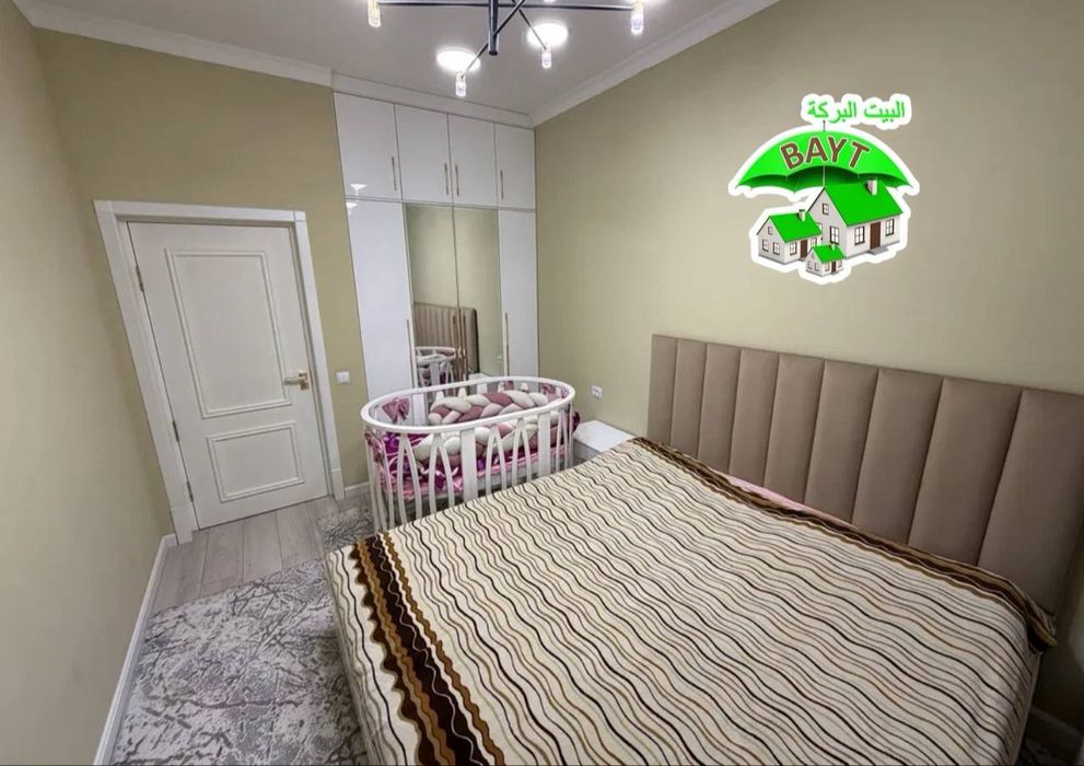 Новостройка 2/6/10 Яккасарой Саламатина 57м²/С ремонтом Мебель+Техника