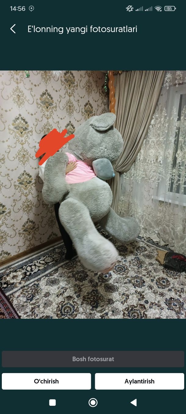 Teddy ayiqchasi sotiladi.