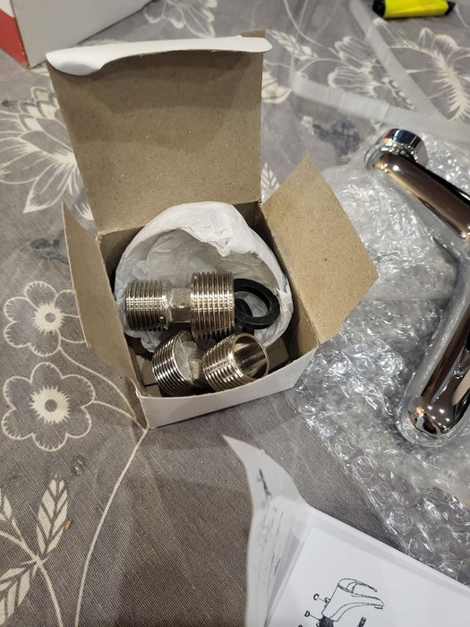 Смесител за баня-хромиран-керамична глава