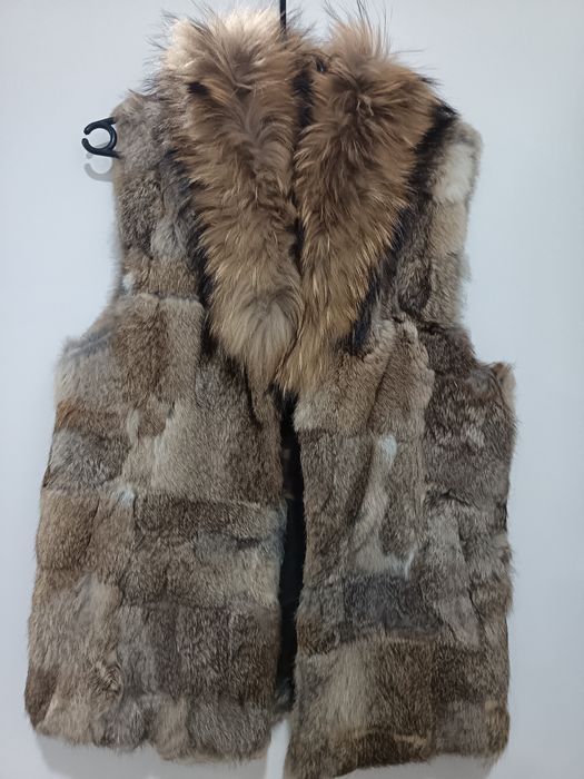 Vesta blana iepure cu guler blana Raton Sfera