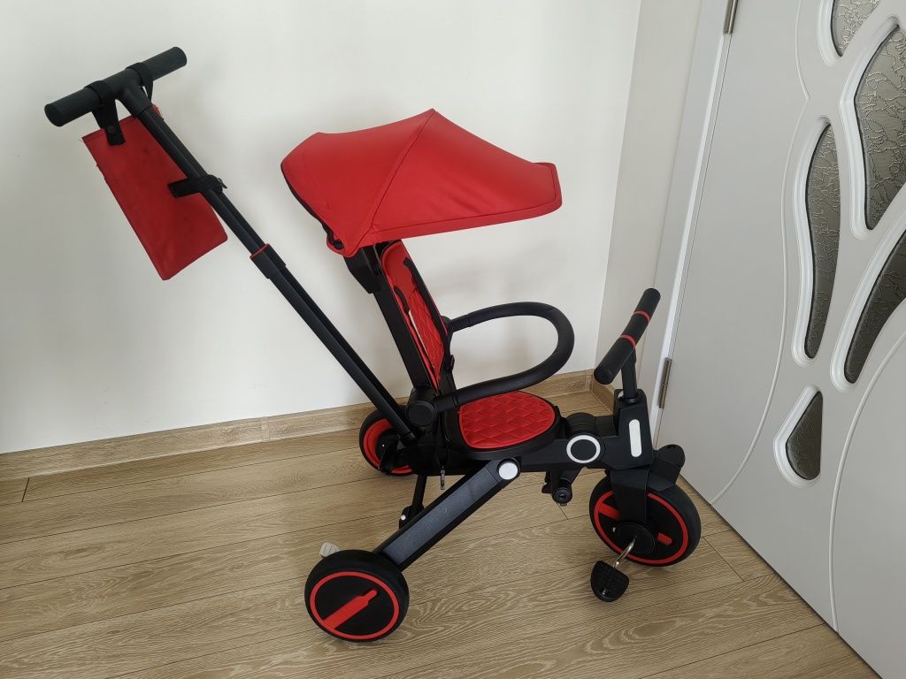 Триколка ZIZITO Zoe, Червен, 7 в 1