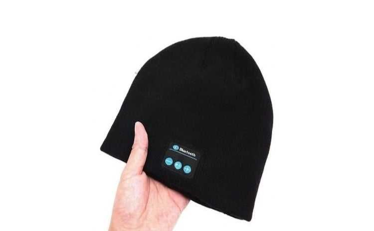 Fes Negru, Caciula Unisex cu Casti Bluetooth Incorporate, 0150BSL