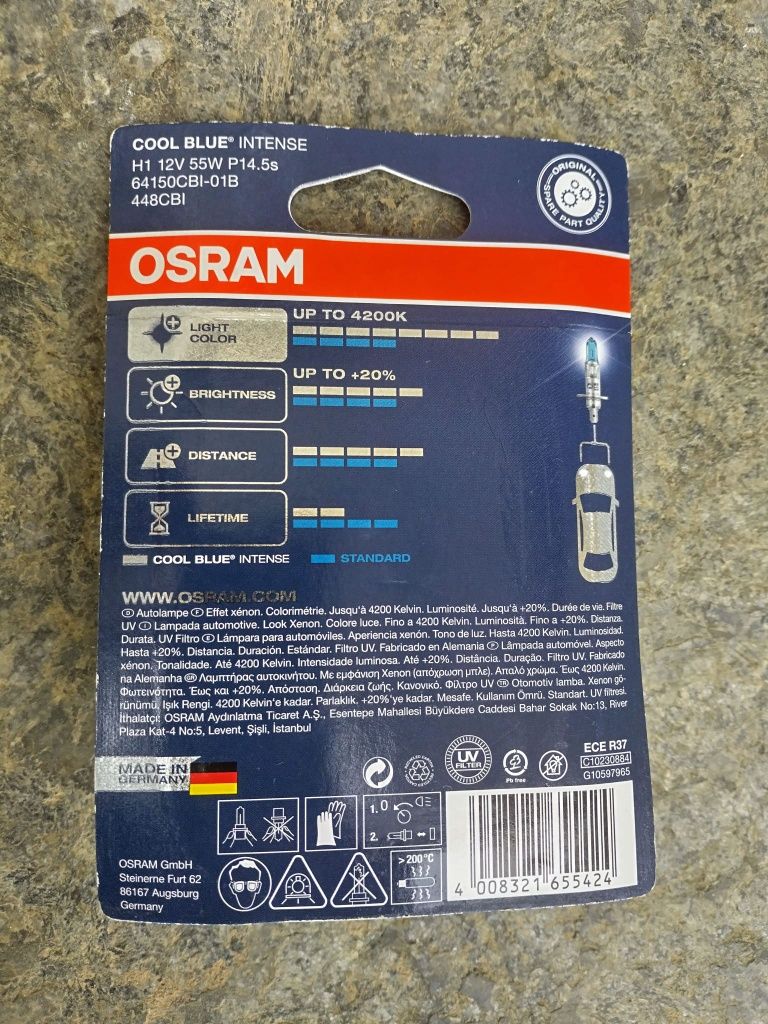 Bec H1 Osram Cool Blue Intense