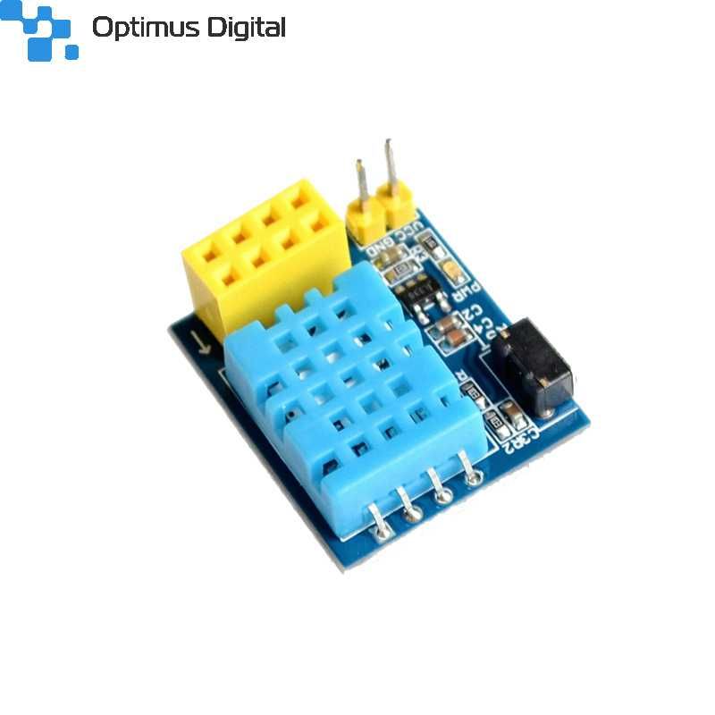 senzor DHT11 de temperatura si umiditate pt ESP-01 ESP-01S ESP8266