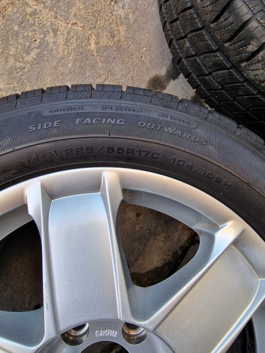 Jante Borbet pe 17 Opel Vivaro life cu anvelope Goodyear CargoVector