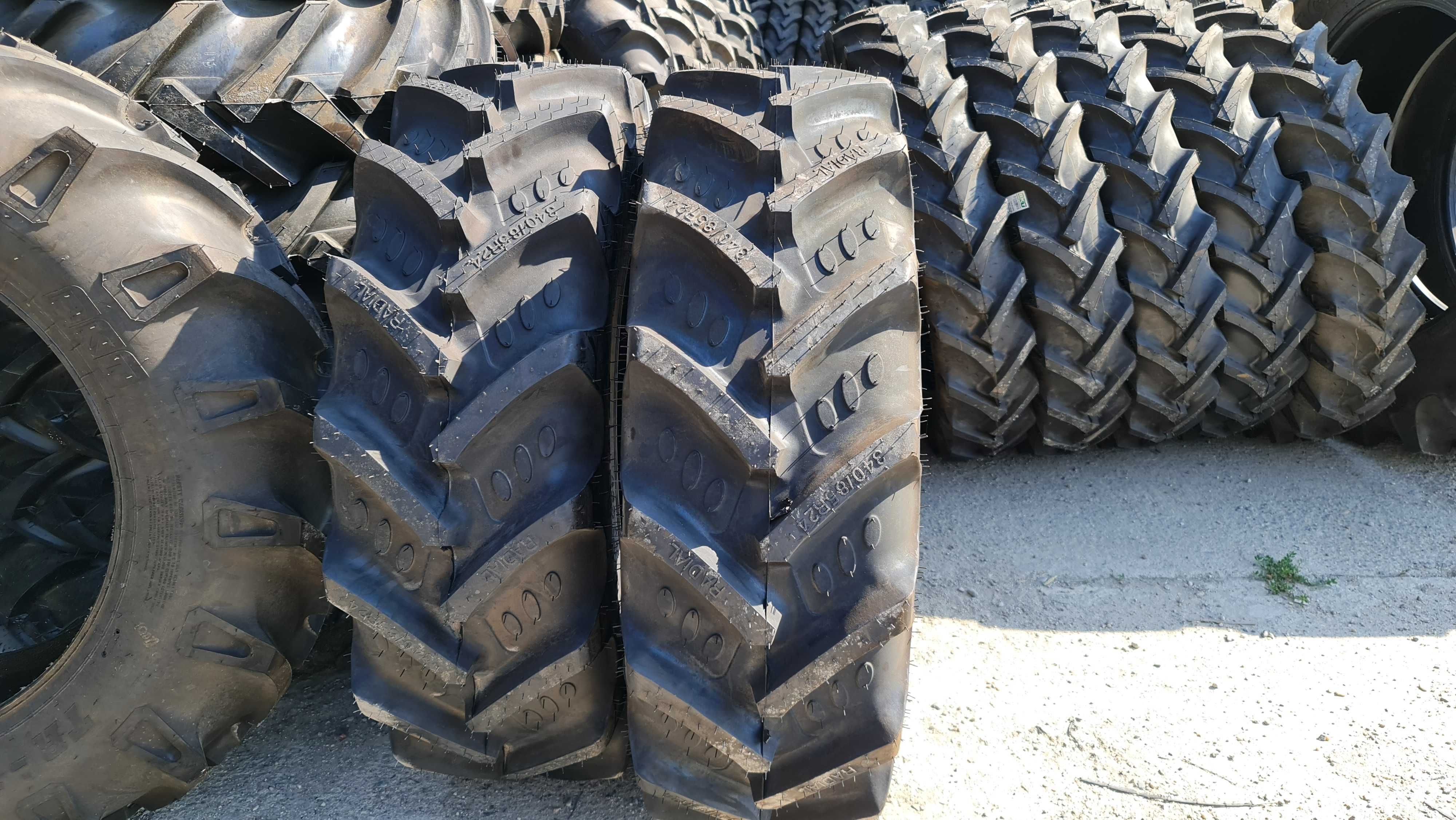 Anvelope noi 340/85R24 marca BKT AGRIMAX cauciucuri radiale 13.6R24