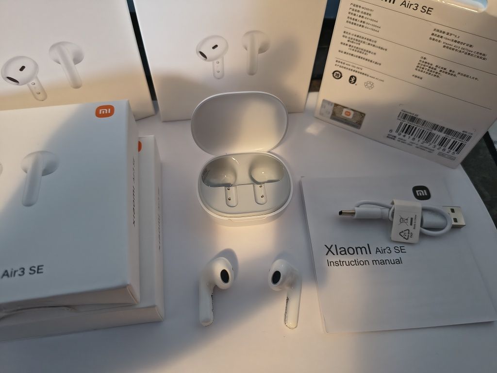 Căști Bluetooth wireless Xiaomi Air3 SE albe