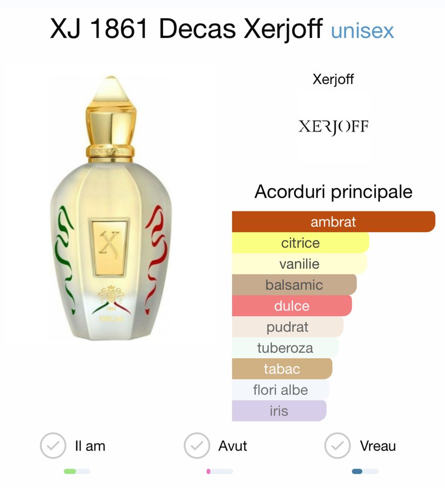 Xerjoff Decas 1861