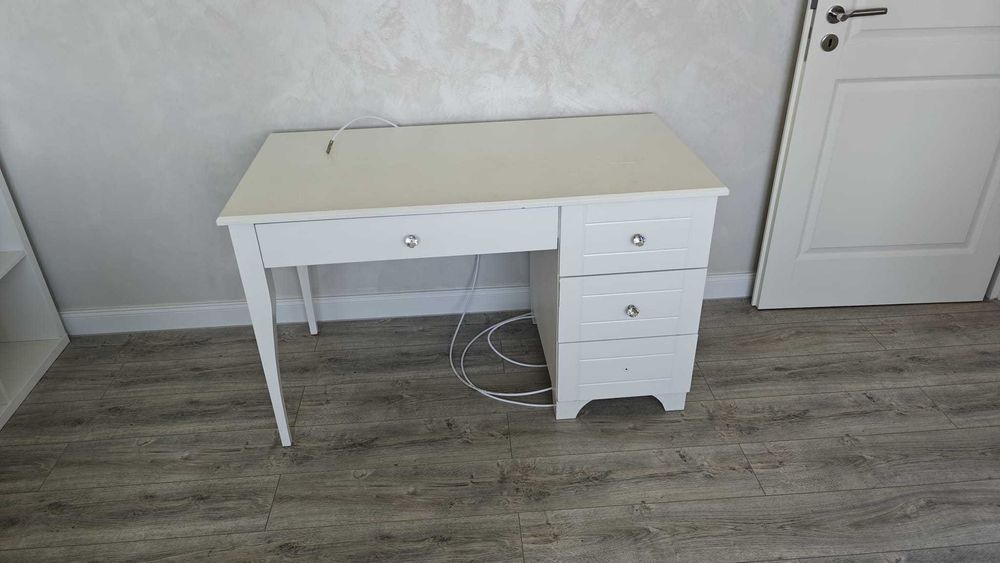 Birou copii Mobexpert Boho / Royal Style 120cm cu 4 sertare
