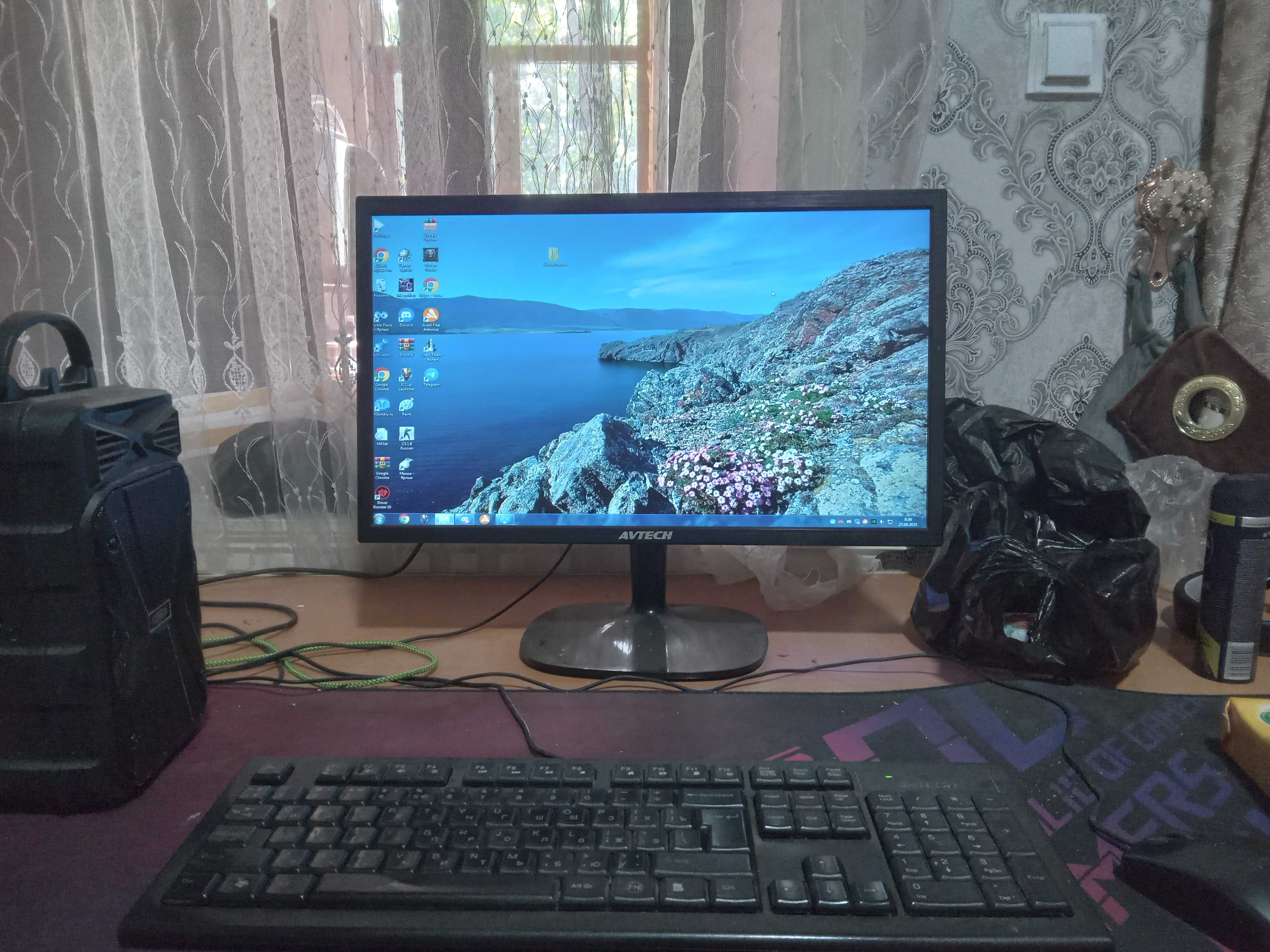 Kompyuter sotiladi ddr3 video karta 1 manitor 22