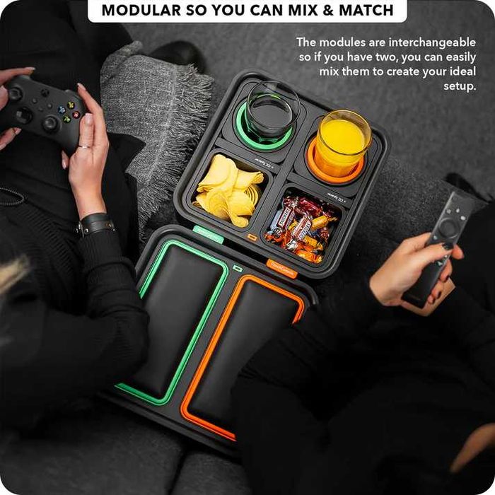 Couch Console - suport băuturi & snack ideal pentru canapea