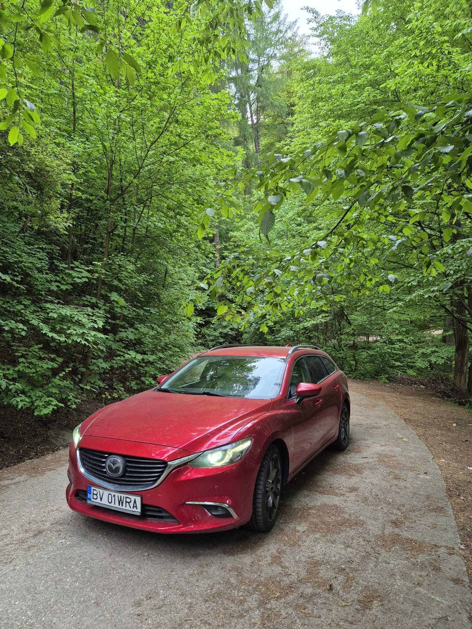 Mazda 6 - 2016 | 2191 cm³ Diesel, 129 CP | Automată | Roșu