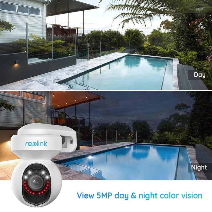Camera de supraveghere Reolink E1 Outdoor PRO cu PTZ, WIFI