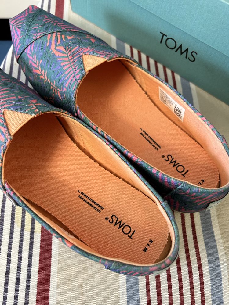 Toms — женские балетки/эспадрильи, 38