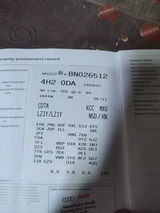 Capota fata/bara fata/aripa stanga fata/faruri Audi A8 D4