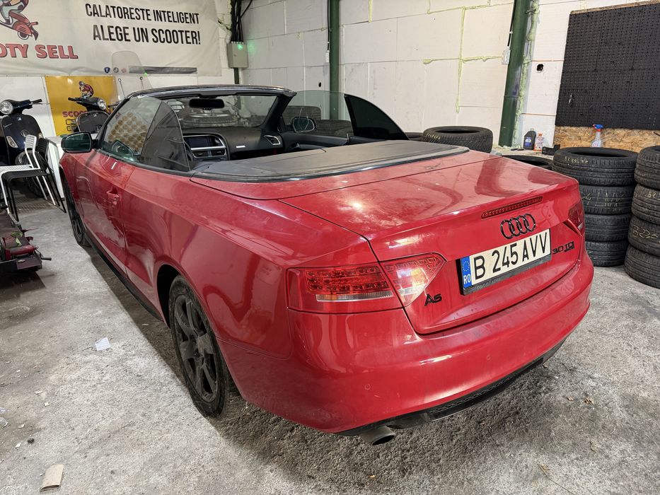 Audi A5 Cabrio S-line 2010 3.0TDI automata 225000km defect