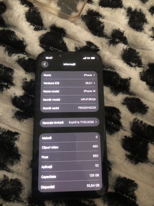 Vand iphone 14 , 128gb