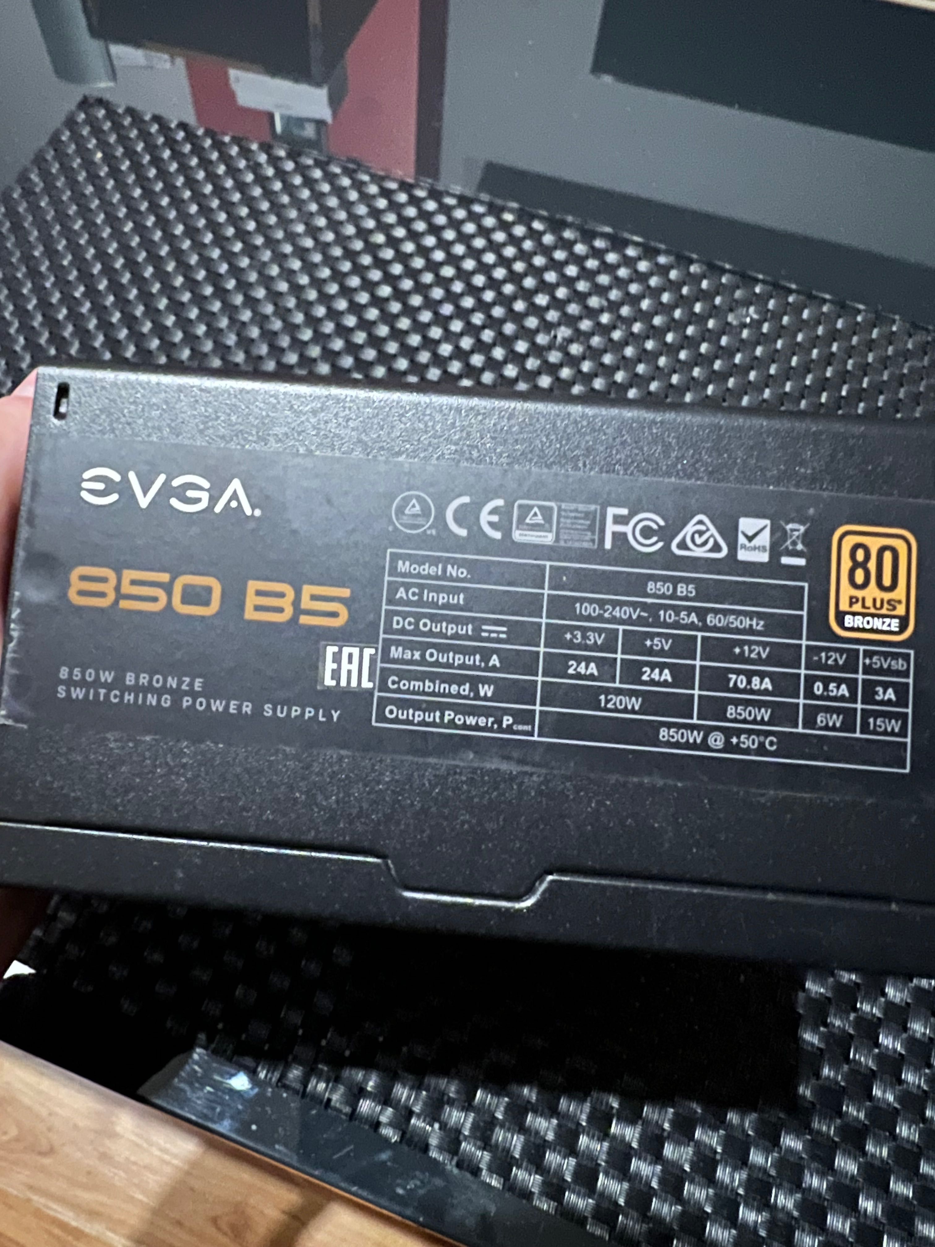 Захранвания EVGA 850W Bronze, 2 бр.