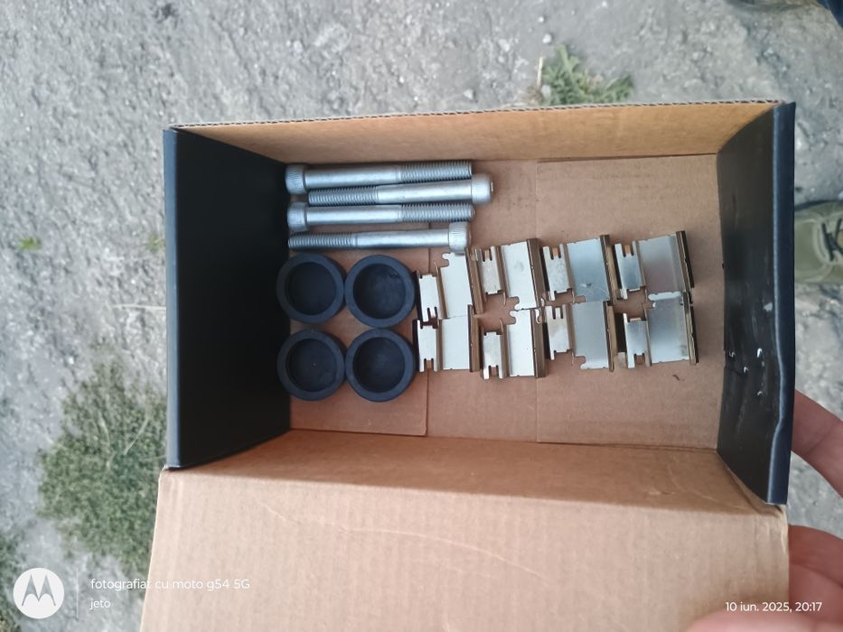 Kit complet frane fața  plăcute , discuri, șuruburi , fiat Ducato, Peu