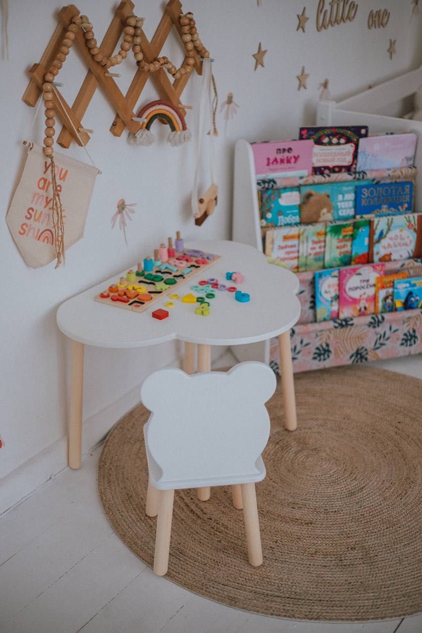 Детский стол и стульчик, комплект детской мебели, мебель для детей