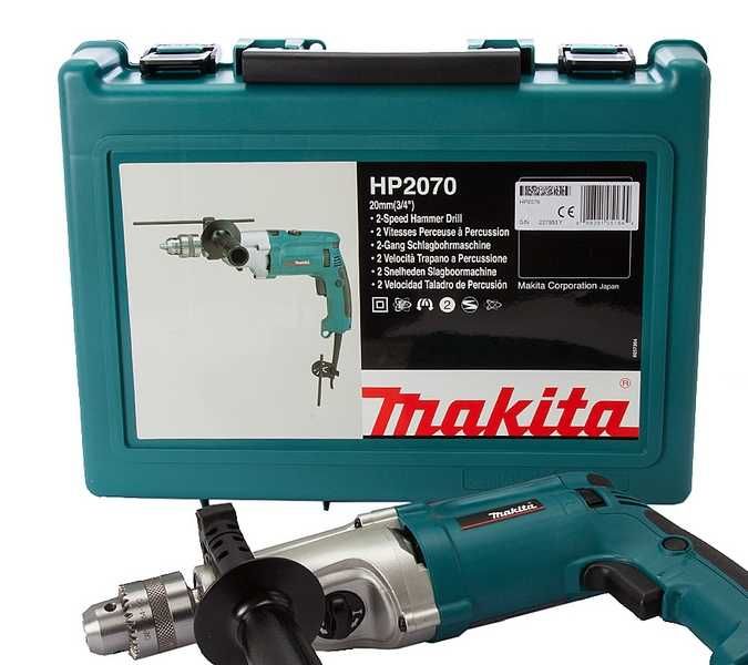 двухскоростная ударная электродрель-шуруповерт МакитаНР2070