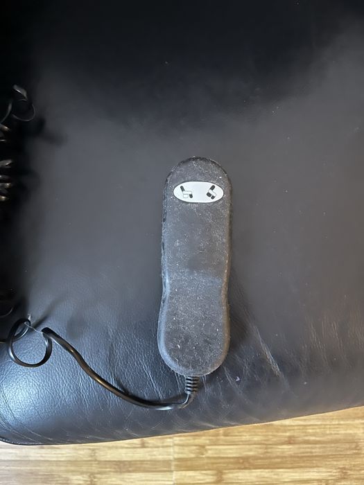 Fotoliu electric extensibil din piele