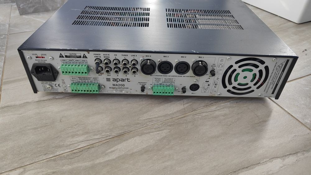 Amplificator profesional Apart MA 200 100v