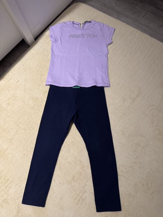 Клин + тениска Benetton 2-3 години